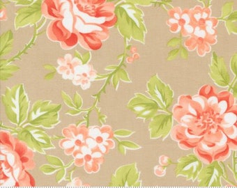 Jelly and Jam Pie Crust Summer Bloomers Yardage by Fig Tree for Moda Fabrics | 20490 19 | Cut Options Available Quilting Cotton