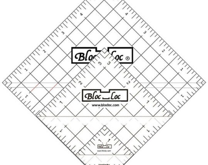 Half Square Triangle Ruler Set 3 Set Includes 1.5 Etsy