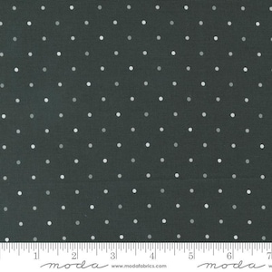 Magic Dot Charcoal Yardage by Lella Boutique for Moda Fabrics | 5230 36
