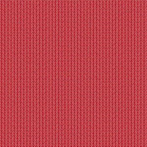 May include: A seamless pattern featuring a vibrant red background with a repeating herringbone design. The pattern consists of thin, white diagonal lines arranged in a zig-zag formation, creating a textured, visually appealing surface. This design is suitable for various applications.