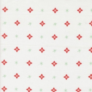 Tiny Christmas Snow Yardage by Lizzy House for Moda Fabrics | 37135 11