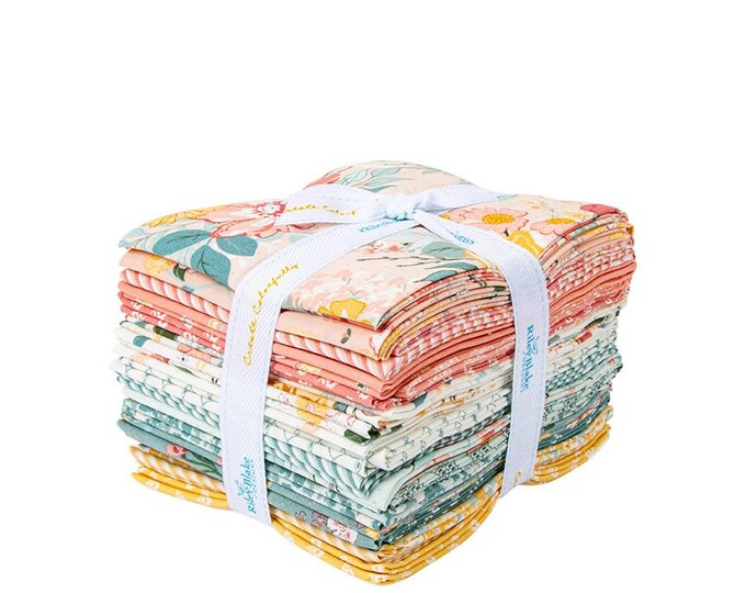 New Beginnings Fat Quarter Bundle by Sandy Gervais for Riley Blake ...