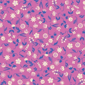 Salutations Flowery Heliotrope Yardage by Rashida Coleman Hale for Ruby Star Society | RS1095 14