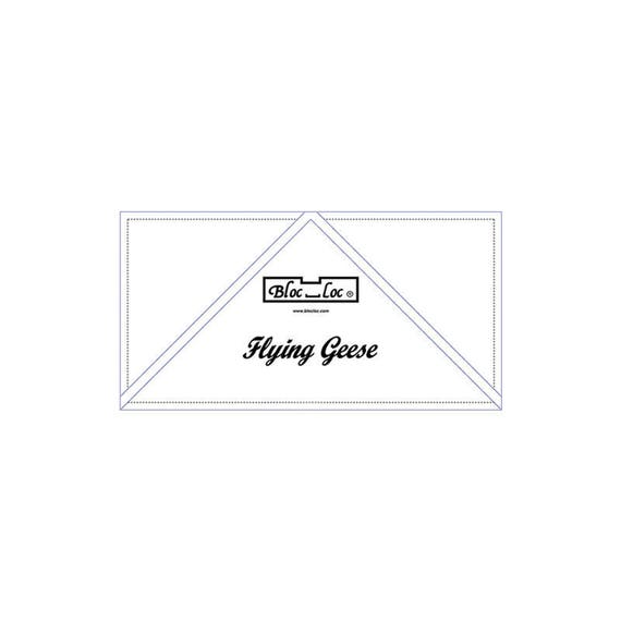 Bloc Loc Flying Geese Ruler 2 14 X 4 12 Quilting Tool