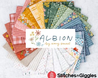 PRESALE Albion Fat Quarter Bundle by Amy Smart for Riley Blake Designs | FQ-14590-27 Precut Fabric Bundle