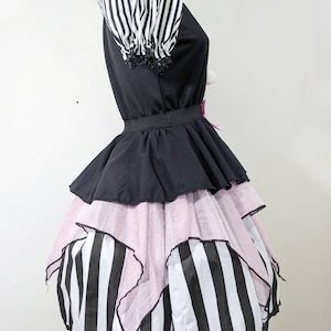 VK Freakshow pink and black stripe clown clowncore small to plus size image 3