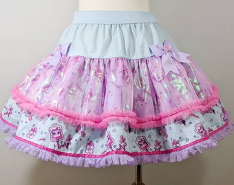 Choose your color menhera skirt fairy kei sweet pop lolita small to plus size