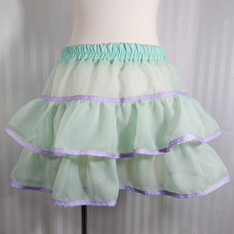Mint Pastel Tutu Skirt Fairy Kei Pastel Fashion Lolita Etsy