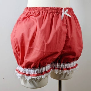 Choose your color plain mini with white heart lace sweet lolita bloomers shorts adult woman small-plus size