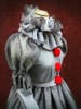 VK Freakshow Babydoll gray clown Halloween costume dress small to plus size 