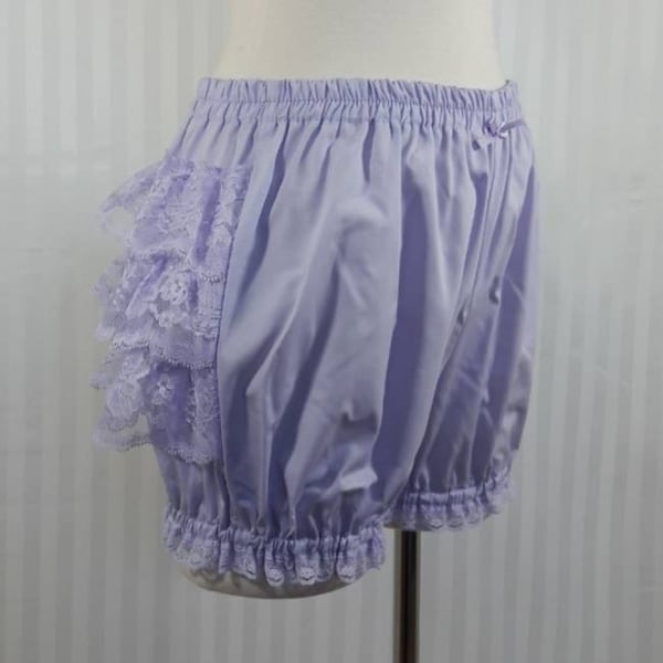 Lilac light purple Micro mini lolita bloomers adult women small to plus size