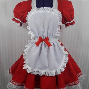 Lolita maid cosplay dress adult small to plus size choose color