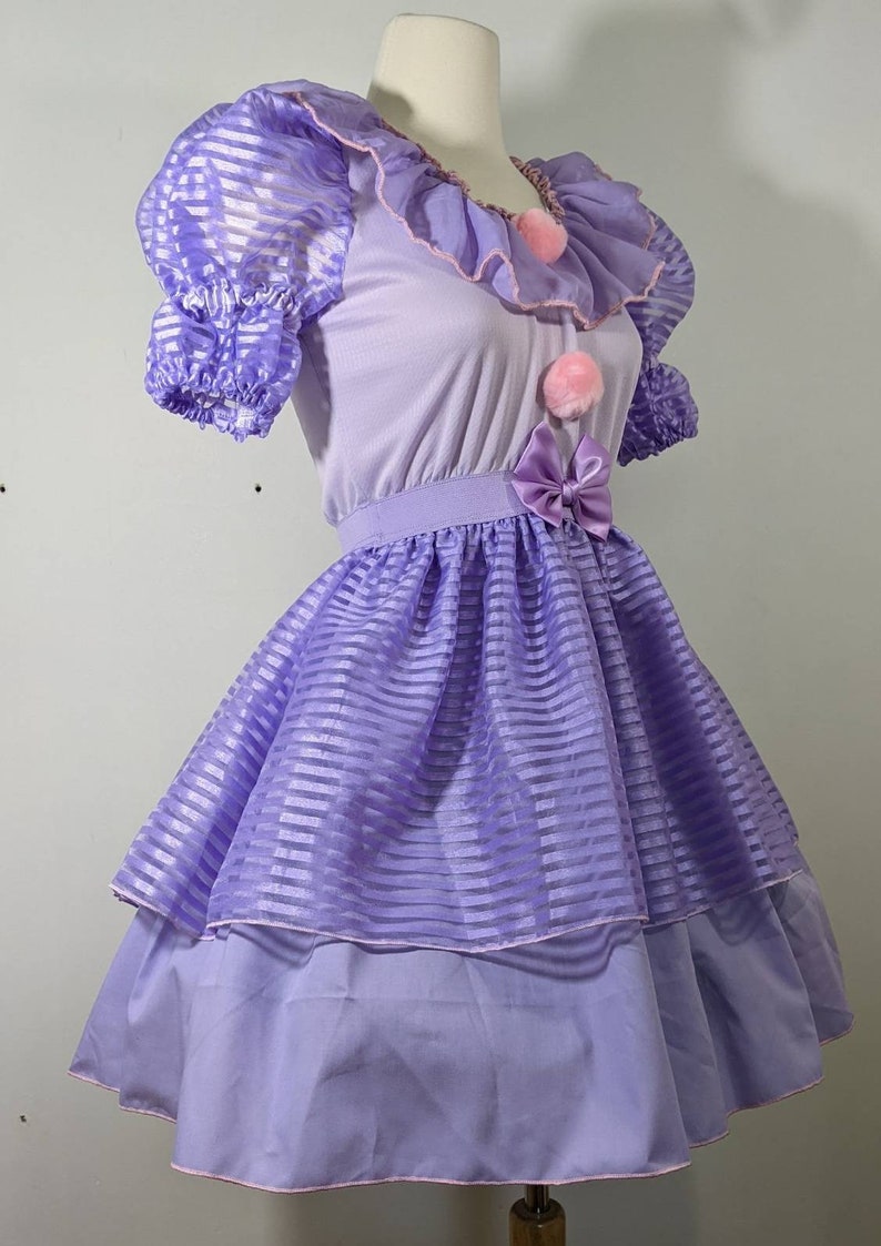 VK Freakshow fairy kei pastel clown Halloween costume dress small to plus size image 2