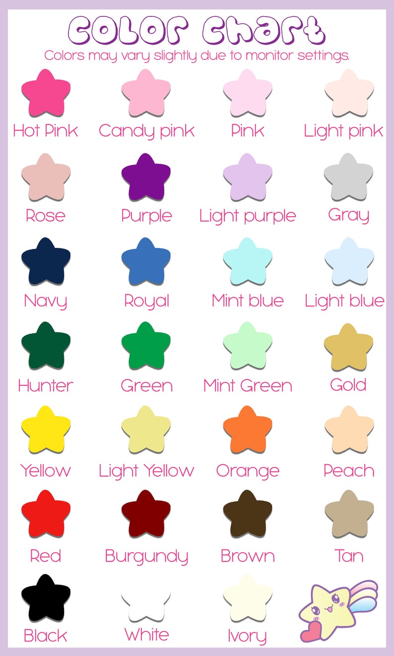 CHOOSE YOUR COLOR Kawaii Fairy Kei Pop Pastel Goth Decora Etsy