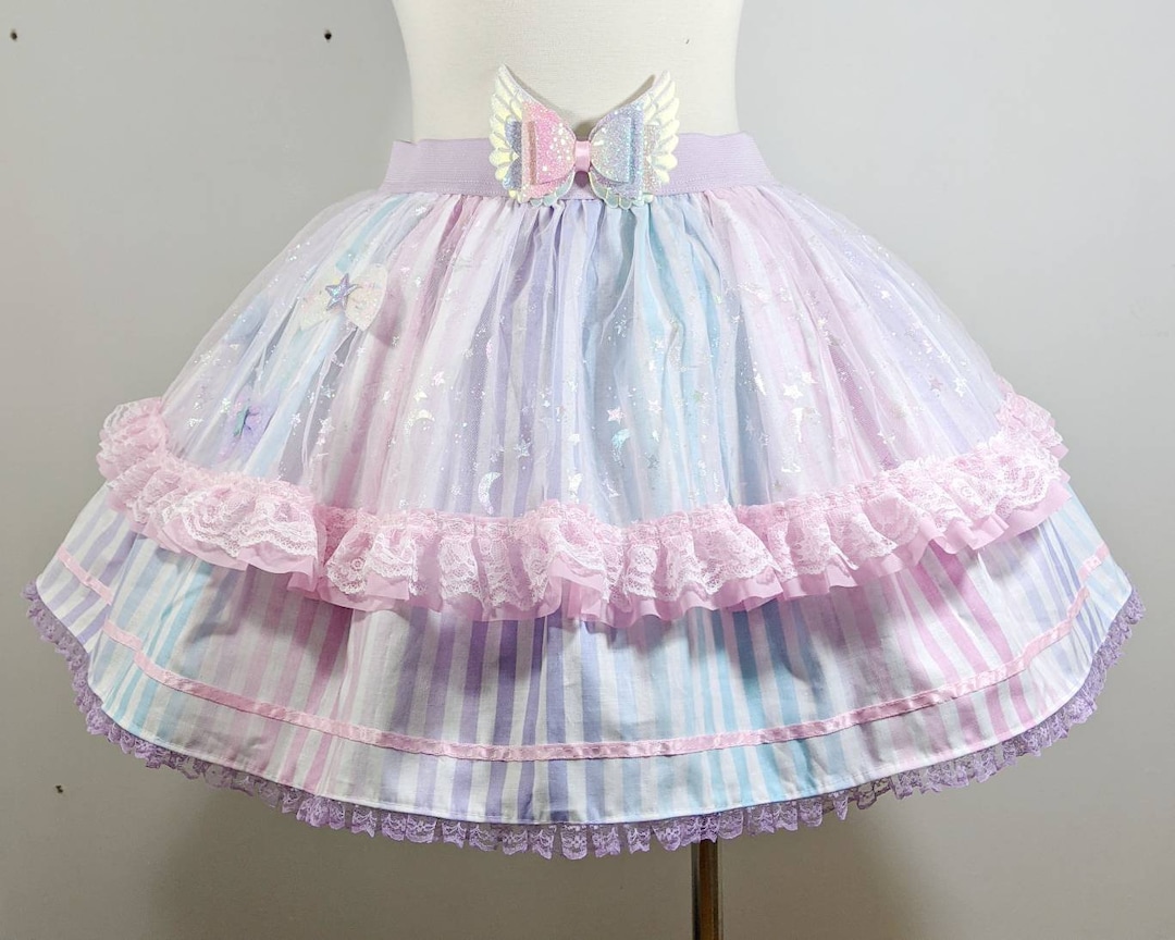 Girls Candy Stripe Crop Set