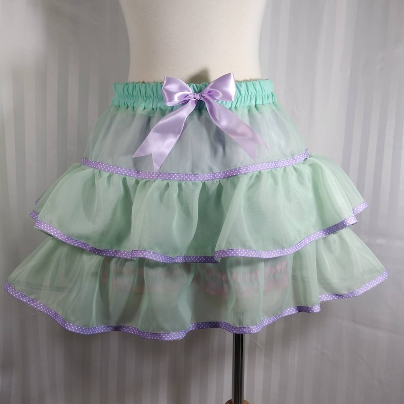 Mint Pastel Tutu Skirt Fairy Kei Pastel Fashion Lolita Etsy