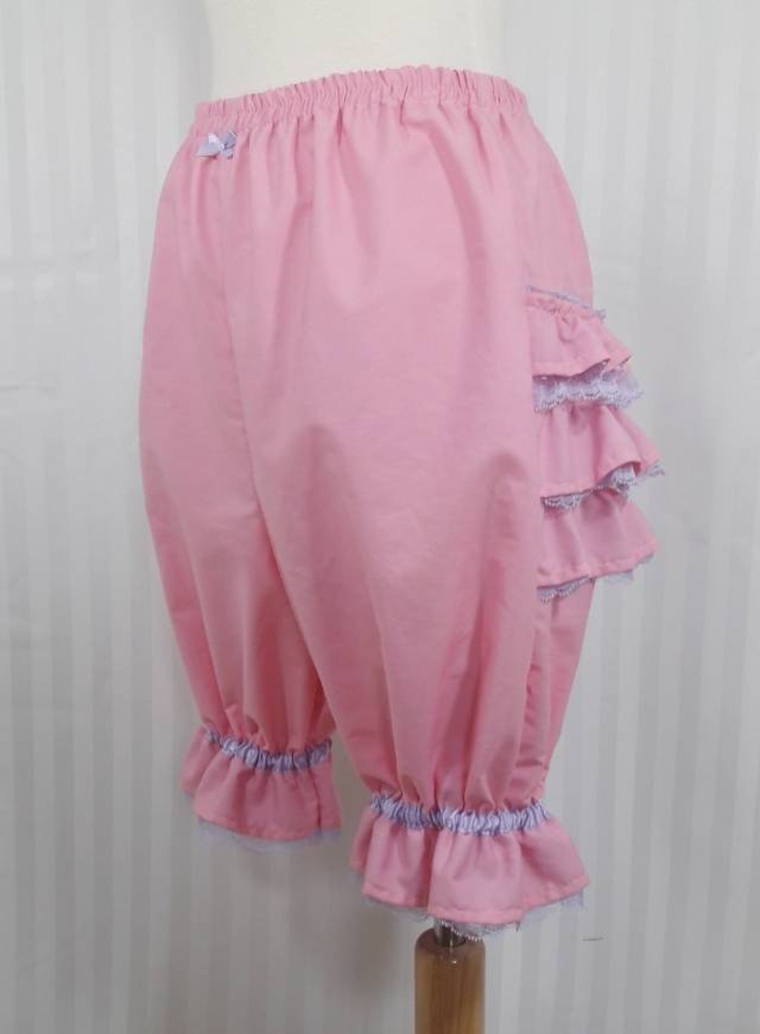 Pink Fancy Ruffle Knee Length Bloomers Fairy Decora Pop Kei - Etsy