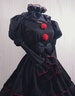 VK Freakshow Babydoll black clown Halloween costume dress small to plus size 
