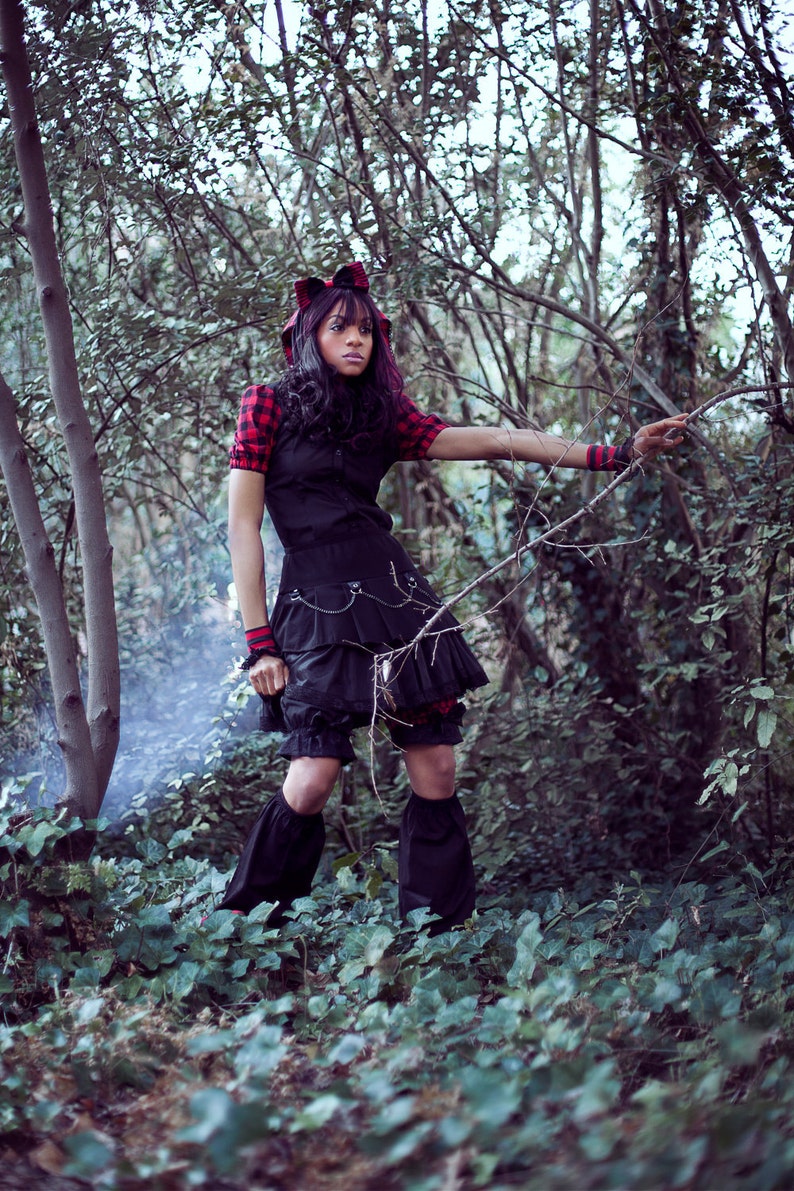 Pastel Goth Fairy Kei Pleated Skirt Visual Kei Goth Adult Etsy