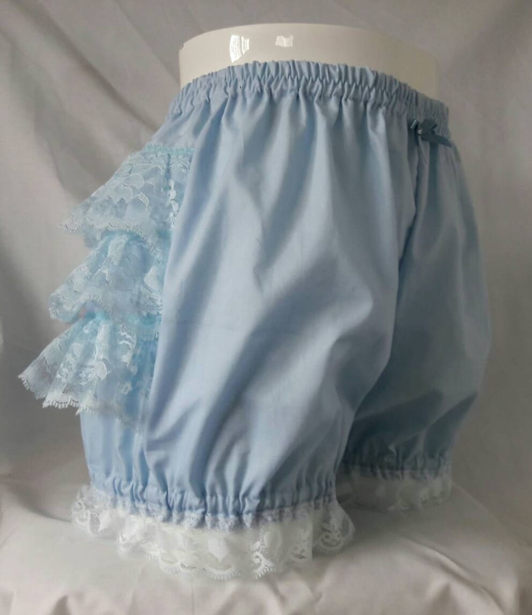 Light Blue Sweet Lolita Short Bloomers Adult--small to Plus Size