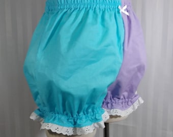 Cotton candy split color short mini bloomers fairy decora pop kei adult women