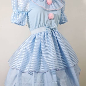 VK Freakshow fairy kei pastel clown Halloween costume dress small to plus size image 1