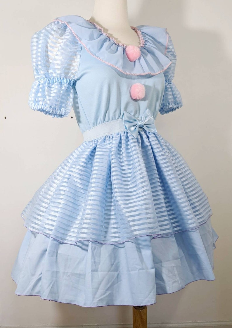 VK Freakshow fairy kei pastel clown Halloween costume dress small to plus size image 1