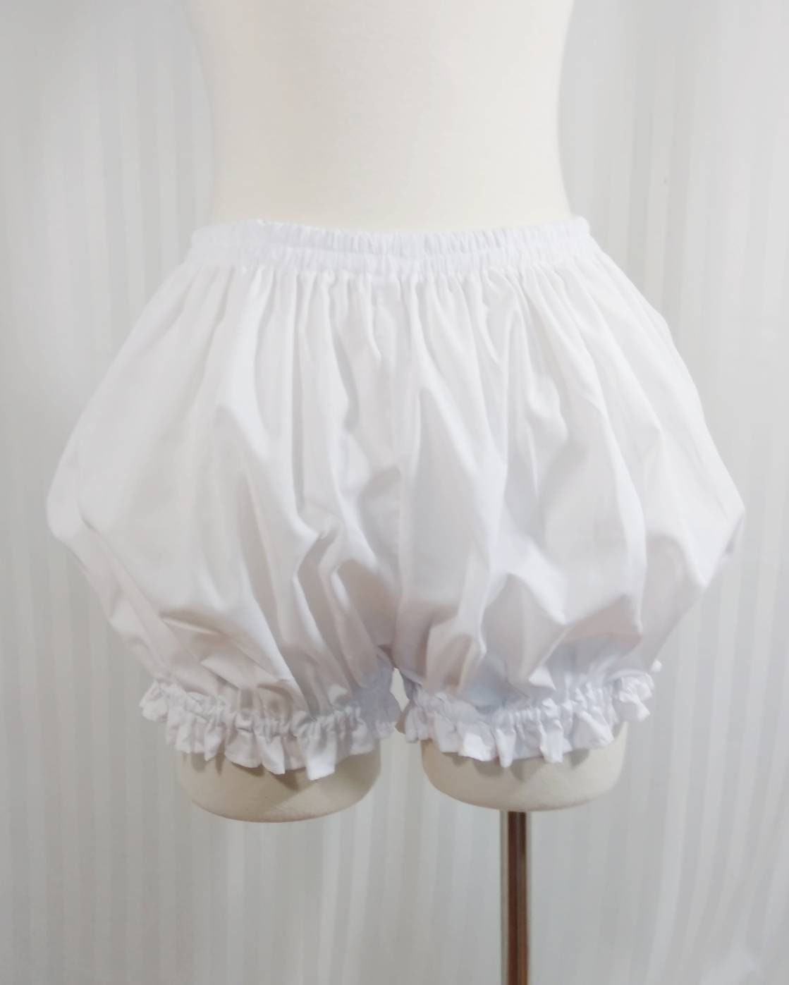 Inlzdz Shorts Lolita Pumpkin Enfant Fille Culotte De Sécurité Bloomer Gothique Steampunk Caleçon à Volants Pantalon Courte Bouffantes Sous Robe Jupe Bas De Pyjamas 2-14 Ans A Blanc 2-3 Ans