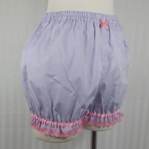 Light purple plain mini sweet lolita fairy kei kawaii pastel goth bloomers shorts adult woman small-plus size