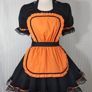 Lolita Halloween witch maid lolita cosplay dress adult small to plus size