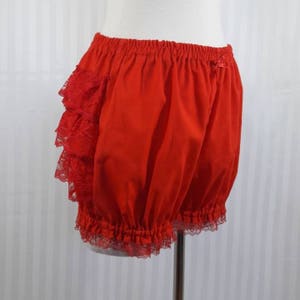 Rote kurze Lolita Pumphose Cosplay Kostüme für Erwachsene
