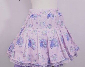 Pink galaxie Fledermaus Rock fairy kei sweet pop Lolita klein bis plus Größe