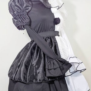 VK Freakshow black and white split clown dress / clowncore / small to plus size
