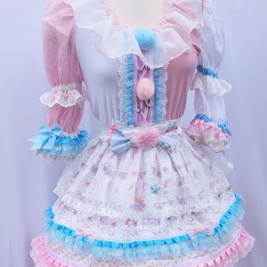 adult pink pastel clown dress costume Pastel Clown