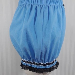 Gothic Alice in Wonderland micro mini bloomers adult small to plus size image 3