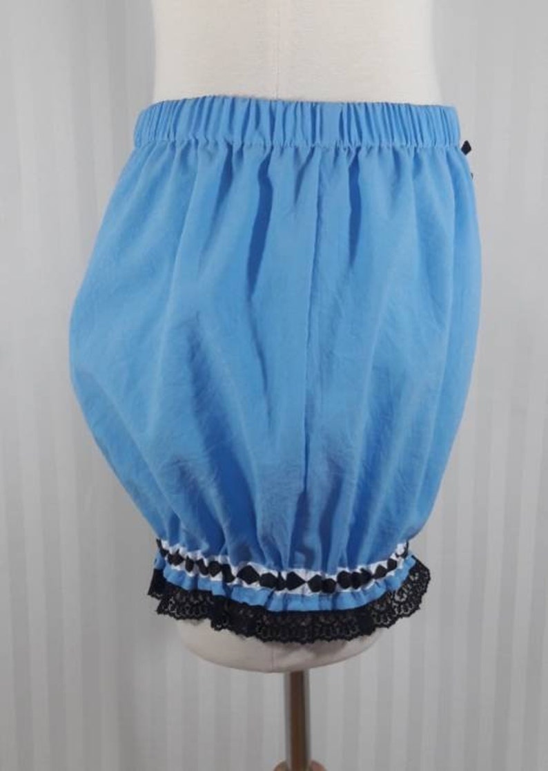 Gothic Alice in Wonderland micro mini bloomers adult small to plus size image 3