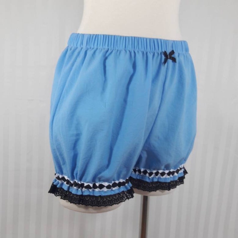 Gothic Alice in Wonderland micro mini bloomers adult small to plus size image 2