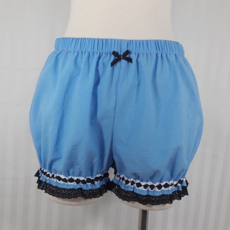 Gothic Alice in Wonderland micro mini bloomers adult small to plus size image 1