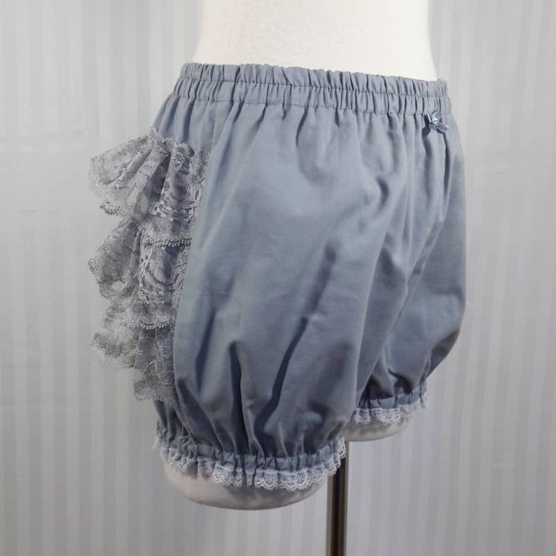 Gray Micro mini bloomers adult women lolita small to plus size image 1