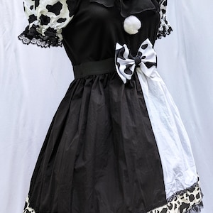 VK Freakshow harlequin cow clown kei clowncore clown Halloween costume dress small to plus size