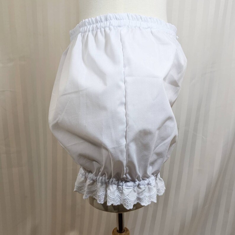 Mini lolita steampunk bloomers with eyelet lace trim shorts adult woman size small to plus size image 6