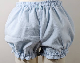 Flannel mini lolita steampunk bloomers shorts adult woman size small to plus size