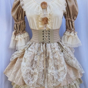 VK Freakshow Mori girl broken doll clown kei clowncore clown Halloween costume dress small to plus size