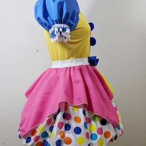 VK Freakshow Harlequin Clown Kei Clowncore Polka Dot Clown Halloween ...