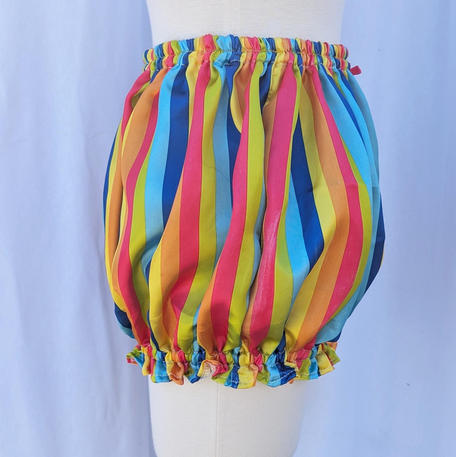 Choose Your Print Extra Puffy Mini Satin Jester Clown Burlesque ...