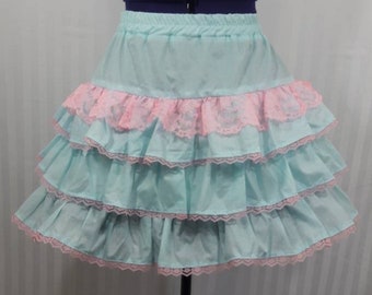 Mint blauer Rock Fee kei gothic goth Lolita small-plus size
