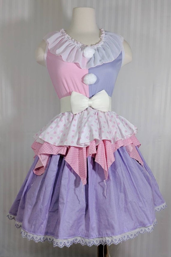 Harlequin Girl Pink Costume Dress Harlequin Girl Pink Costume Dress