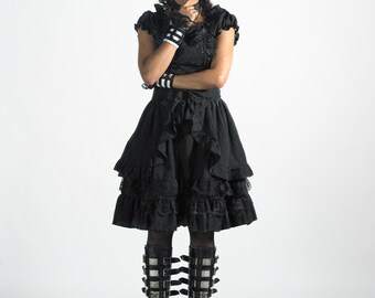 Black Asami gothic lolita dress adult--small to plus size