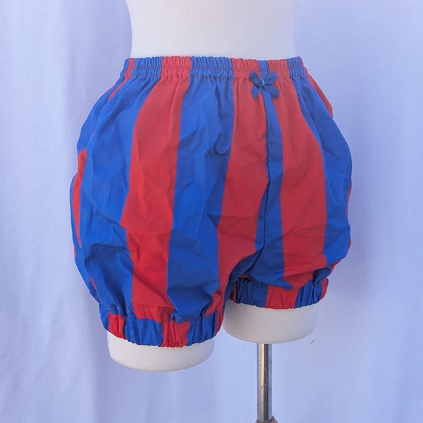 CHOOSE YOUR COLOR large stripe pumpkin shorts micro mini bloomers adult women, small to plus size