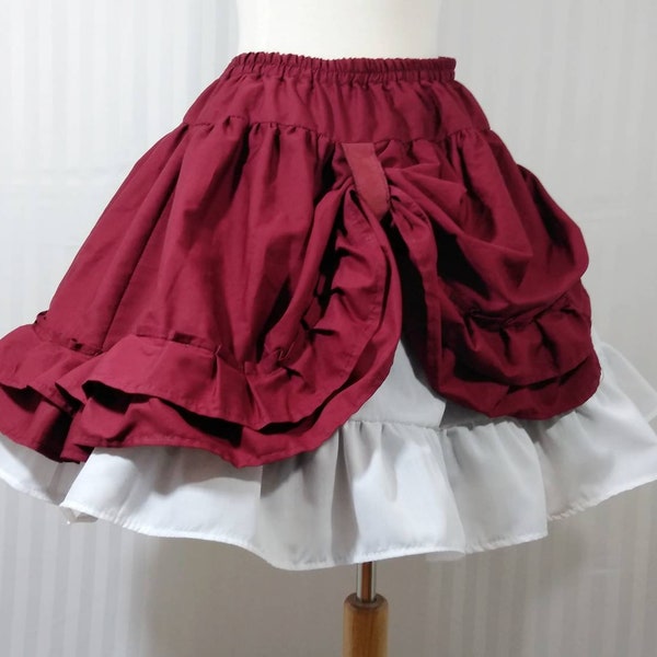 Choisissez votre couleur steampunk lolita jupe petite à plus taille